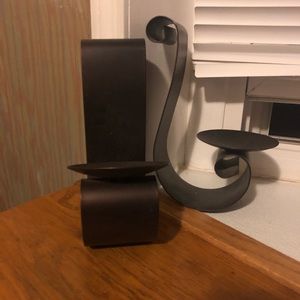 (2) wall candle holders